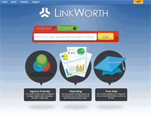 Tablet Screenshot of linkworth.com
